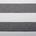 Polyester Cube Stripe Gray Square 11 x 11 x 11