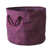 Variegated Eggplant Round Medium Polyester Bin