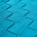 Nylon Bin Basketweave Teal Trapezoid 13 x 13 x 13 Set of 2