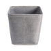 Poly Bin Zig-Zag Stitch Variegated Gray Trapezoid 11 x 11 x 11 Set of 2