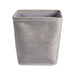 Poly Bin Zig-Zag Stitch Variegated Gray Trapezoid 13 x 13 x 13 Set of 2