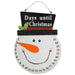 Snowman Days Til Christmas Hanging Sign