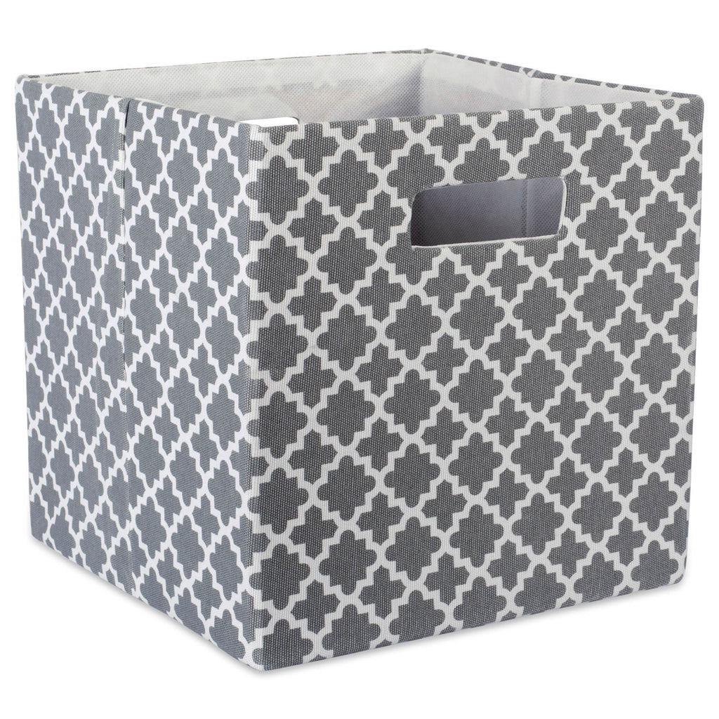 Polyester Cube Lattice Gray Square 11 x 11 x 11