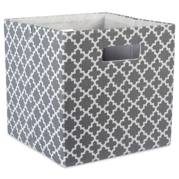 Polyester Cube Lattice Gray Square 11 x 11 x 11