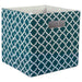 Polyester Cube Lattice Teal Square 13 x 13 x 13