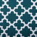 Polyester Cube Lattice Teal Square 13 x 13 x 13