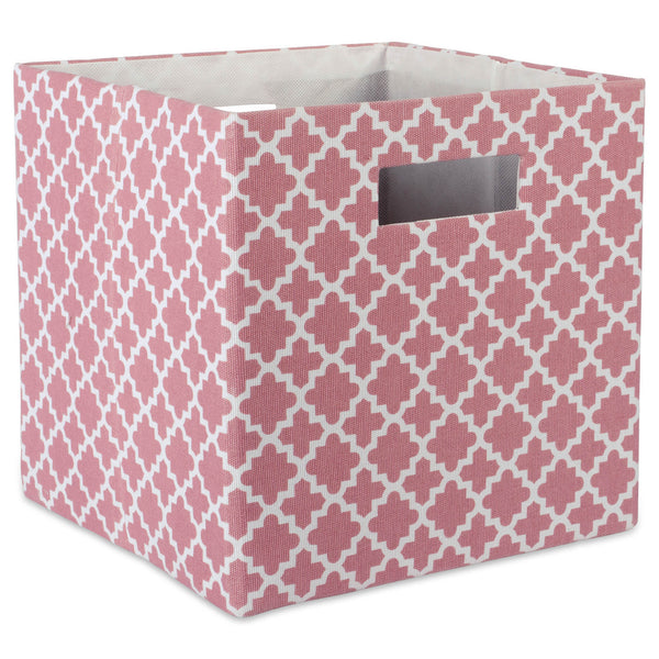 Polyester Cube Lattice Rose Square 13 x 13 x 13