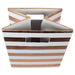 Polyester Cube Stripe Copper Square 11 x 11 x 11