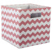 Polyester Cube Chevron Rose Square 13 x 13 x 13