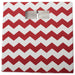 Polyester Cube Chevron Rust Square 13 x 13 x 13