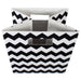 Polyester Cube Chevron Black Square 13 x 13 x 13