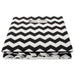 Polyester Cube Chevron Black Square 13 x 13 x 13