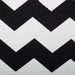 Polyester Cube Chevron Black Square 13 x 13 x 13