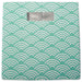 Polyester Cube Waves Aqua Square 13 x 13 x 13