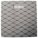 Polyester Cube Waves Gray Square 13 x 13 x 13