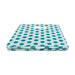 Polyester Cube Honeycomb Teal Square 13 x 13 x 13