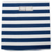 Polyester Cube Stripe Nautical Blue Square 13 x 13 x 13