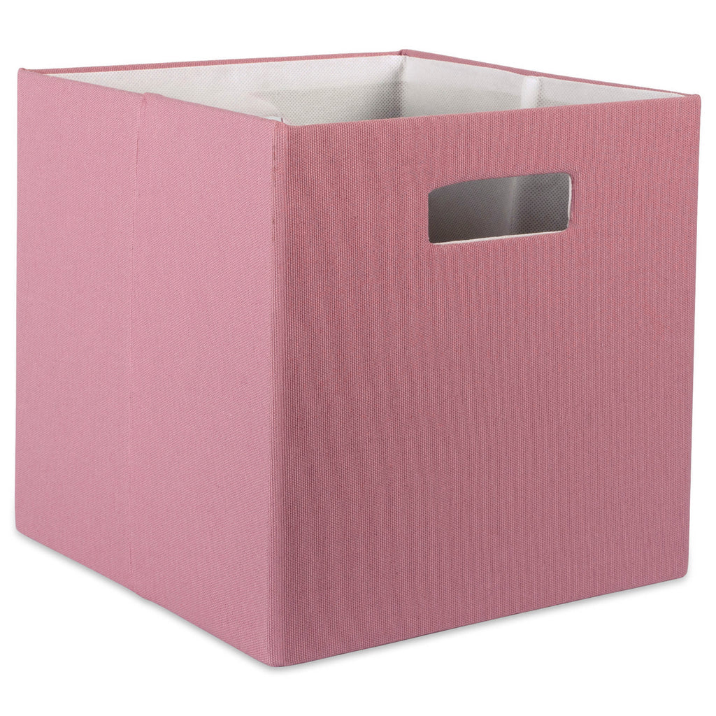 Polyester Cube Solid Rose Square 13 x 13 x 13