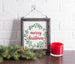 Noel & Merry Christmas Hanging Signs Set of 2