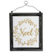 Noel & Merry Christmas Hanging Signs Set of 2