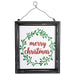 Noel & Merry Christmas Hanging Signs Set of 2