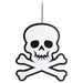 Hanging Foam Skull & Crossbones Set of 2