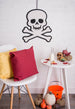 Hanging Foam Skull & Crossbones Set of 2