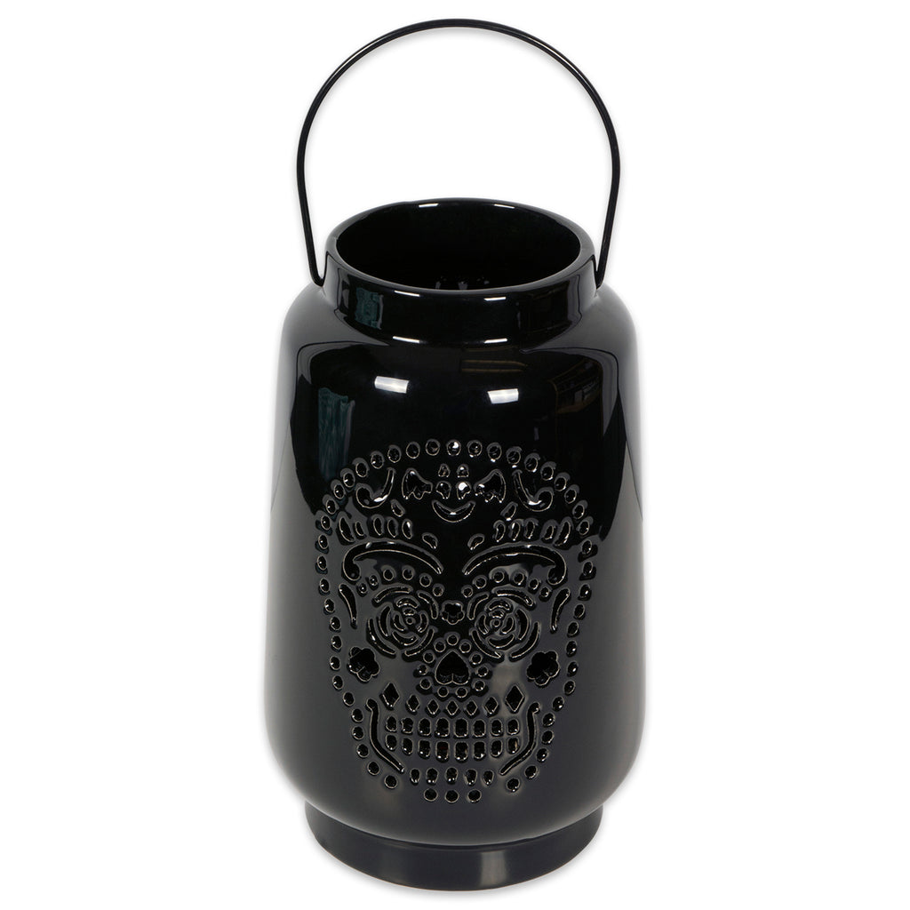 Black Dia De Los Muertos Lantern