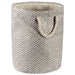 Geometric Diamond Gray Round Small Paper Bin