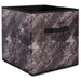 Laundry Cube Marble Black Square