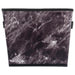 Laundry Bin Marble Black Trapezoid Small