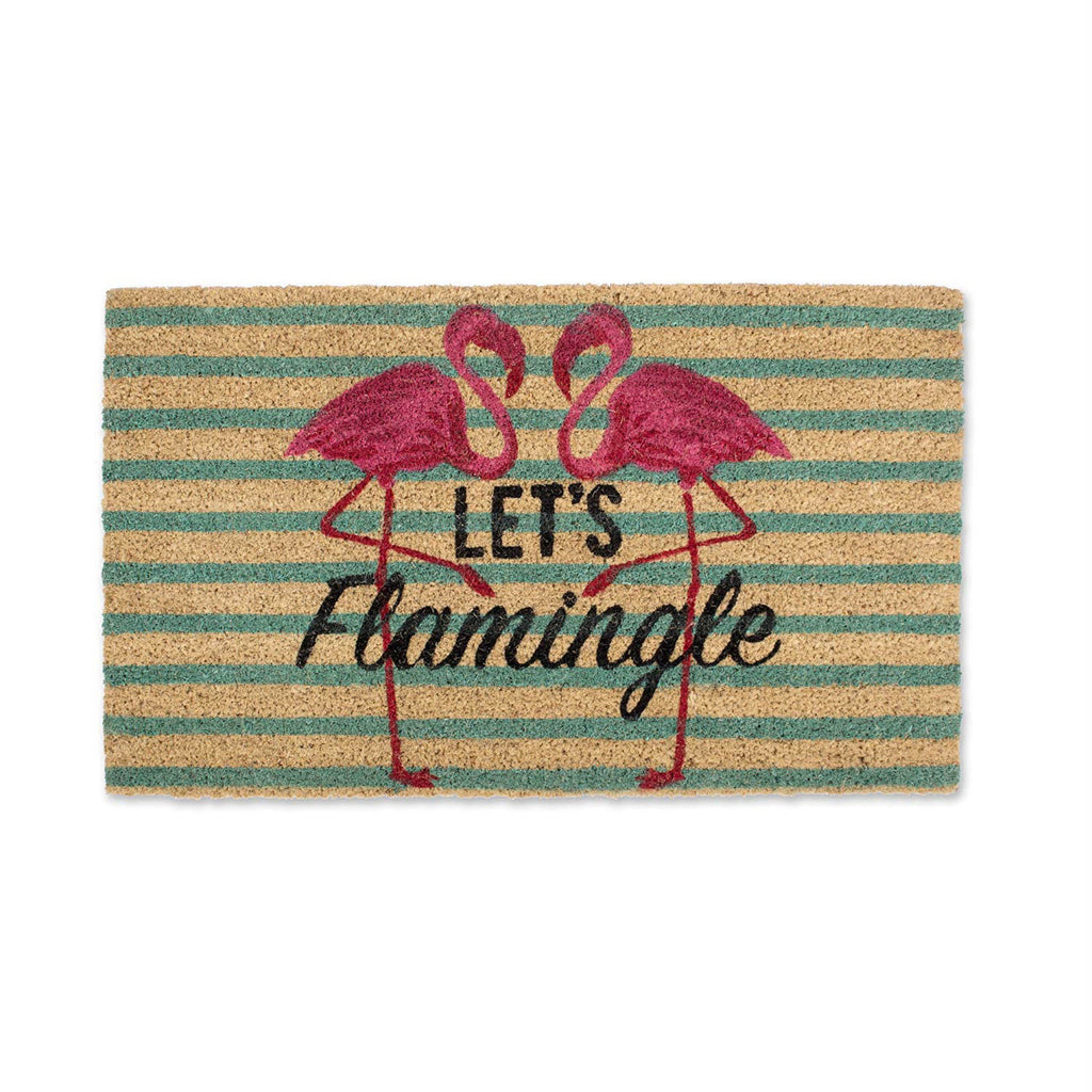 Lets Flamingle Doormat