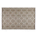 Dark Brown Infinity Circle Outdoor Rug 4X6 Ft